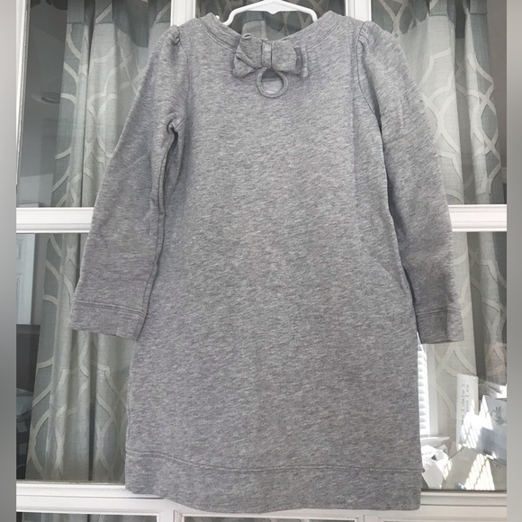 Gymboree size 7 gray sweatshirt material glam owl dress w/ pockets!! - Picture 10 of 10